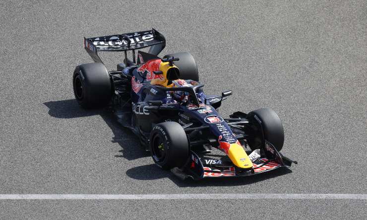 La Red Bull di Max Verstappen