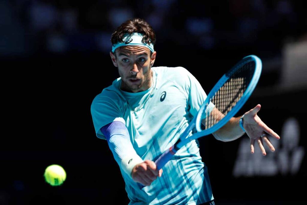 Lorenzo Musetti in azione