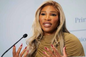Serena Williams in conferenza stampa