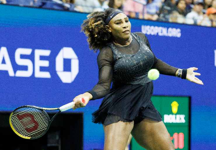 Serena Williams in campo allo US Open