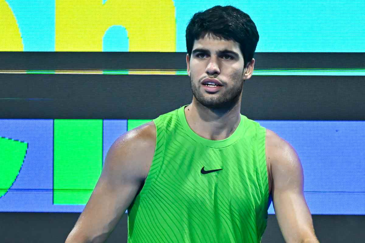 Carlos Alcaraz in primopiano