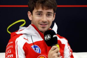 Charles Leclerc in conferenza stampa