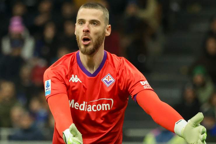 David De Gea in primo piano