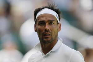 Fabio Fognini in primo piano