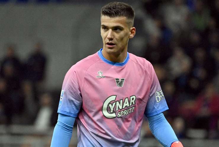 Filip Stankovic con la maglia del Venezia