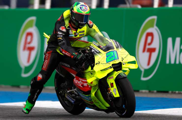 Franco Morbidelli in sella alla Ducati