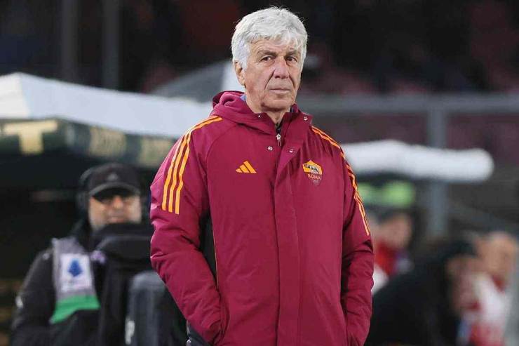 Gian Piero Gasperini pensieroso per il possibile addio di Svilar