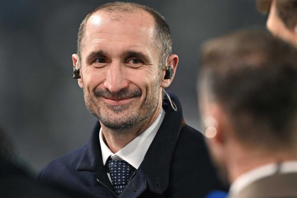 Giorgio Chiellini in primo piano