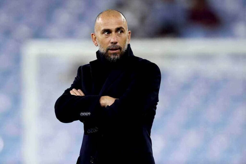 Marco Di Vaio pensieroso