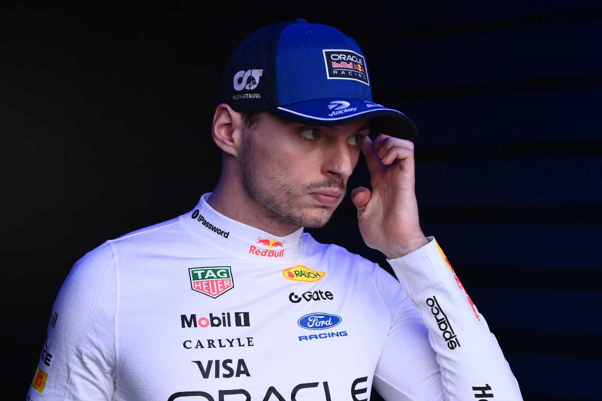 Max Verstappen pensieroso