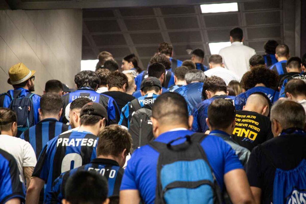 Tifosi Inter allo stadio