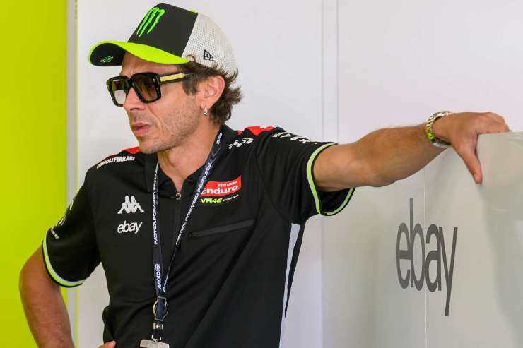 Valentino Rossi in primo piano