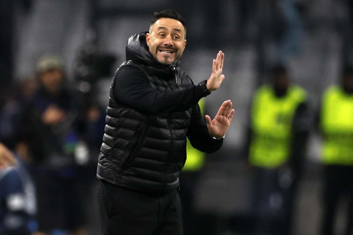 De Zerbi dà indicazioni dalla panchina