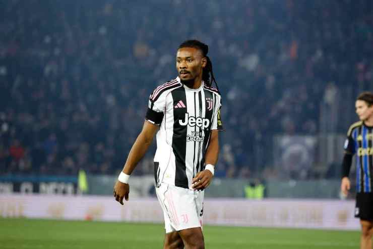 Khephren Thuram in campo con la Juve