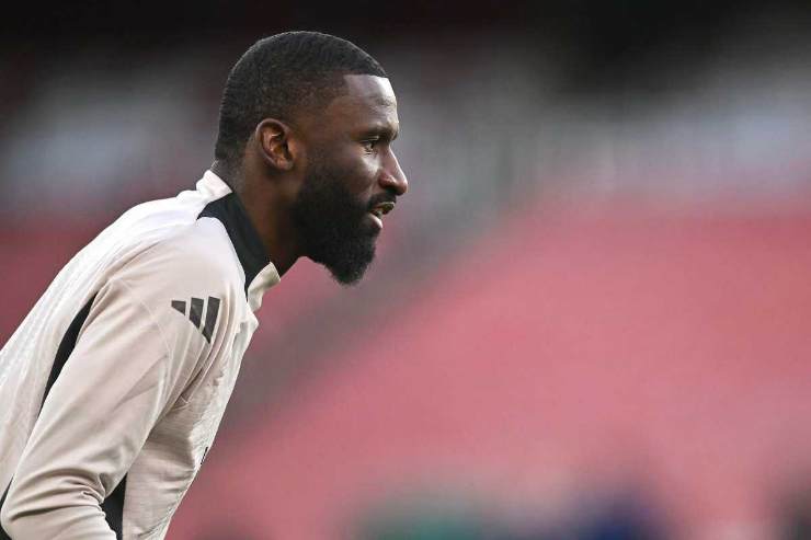 Antonio Rudiger in primo piano