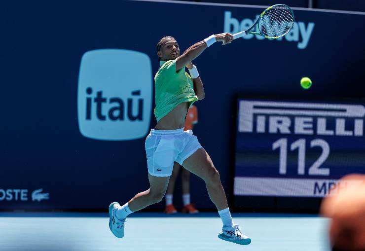 Arthur Fils in azione