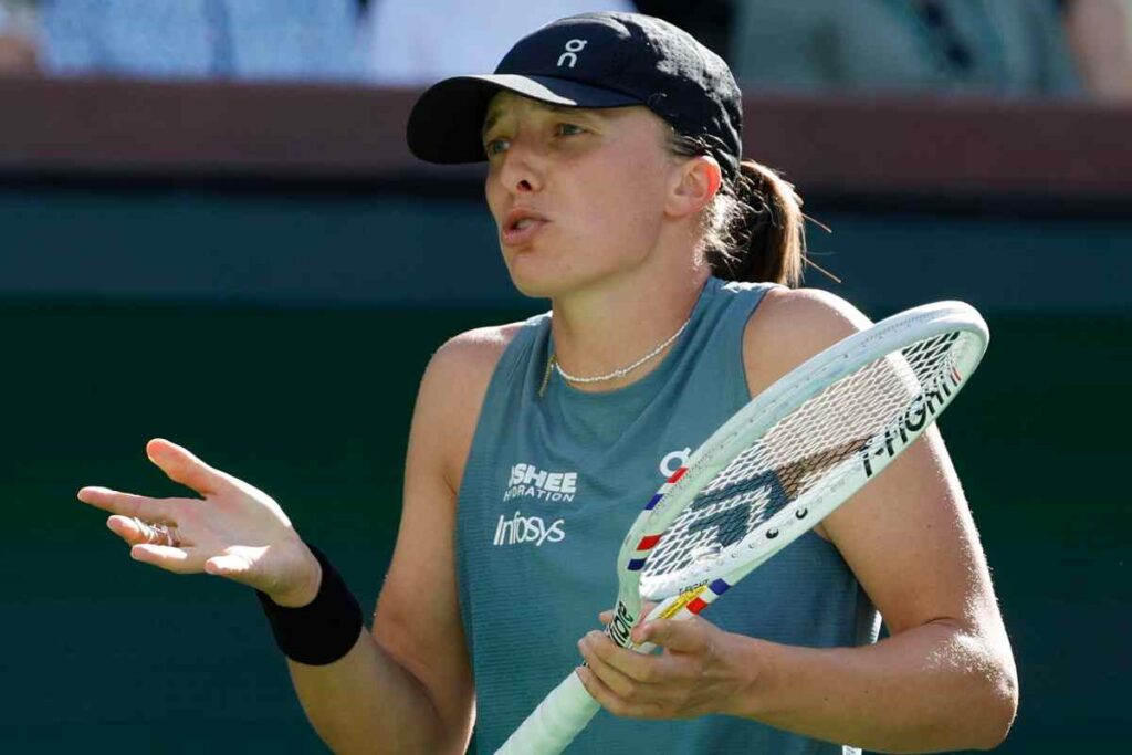 Iga Swiatek in campo