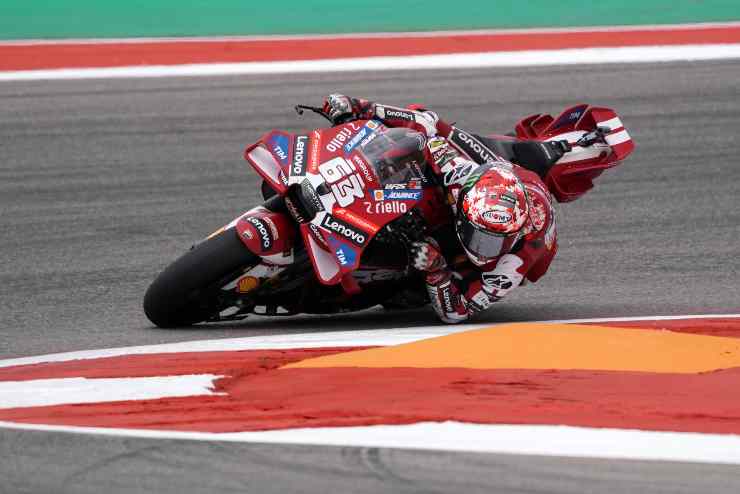 Pecco Bagnaia in sella alla sua Ducati