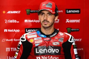 Pecco Bagnaia in primo piano