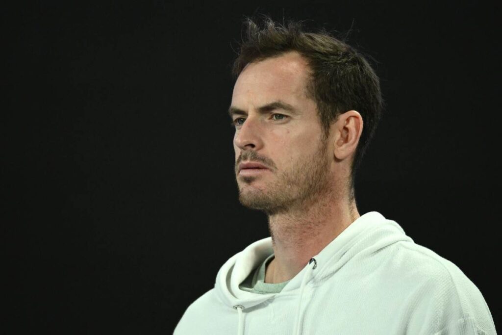 Andy Murray in primo piano