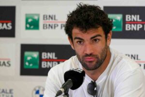 Matteo Berrettini in conferenza stampa