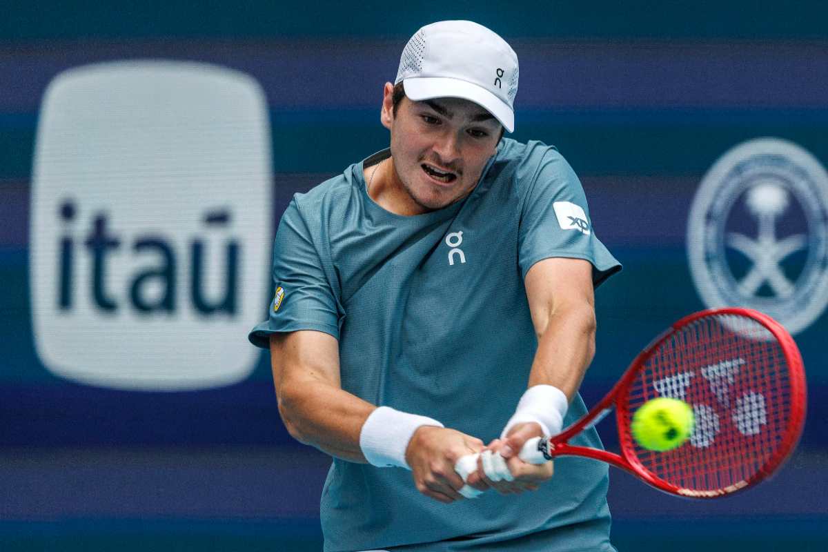 Joao Fonseca in azione